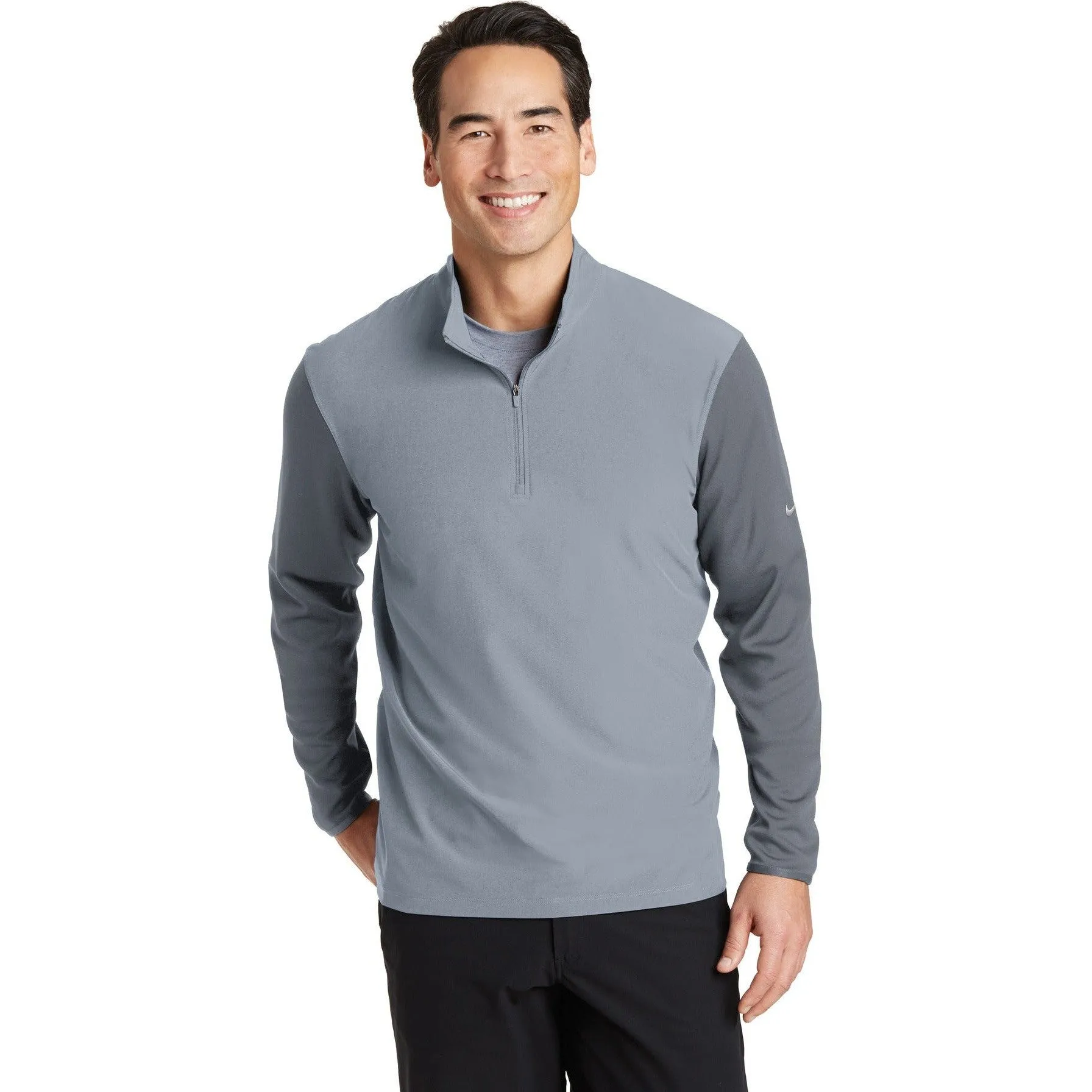 CLOSEOUT - Nike Dri-FIT Fabric Mix 1/2-Zip Cover-Up
