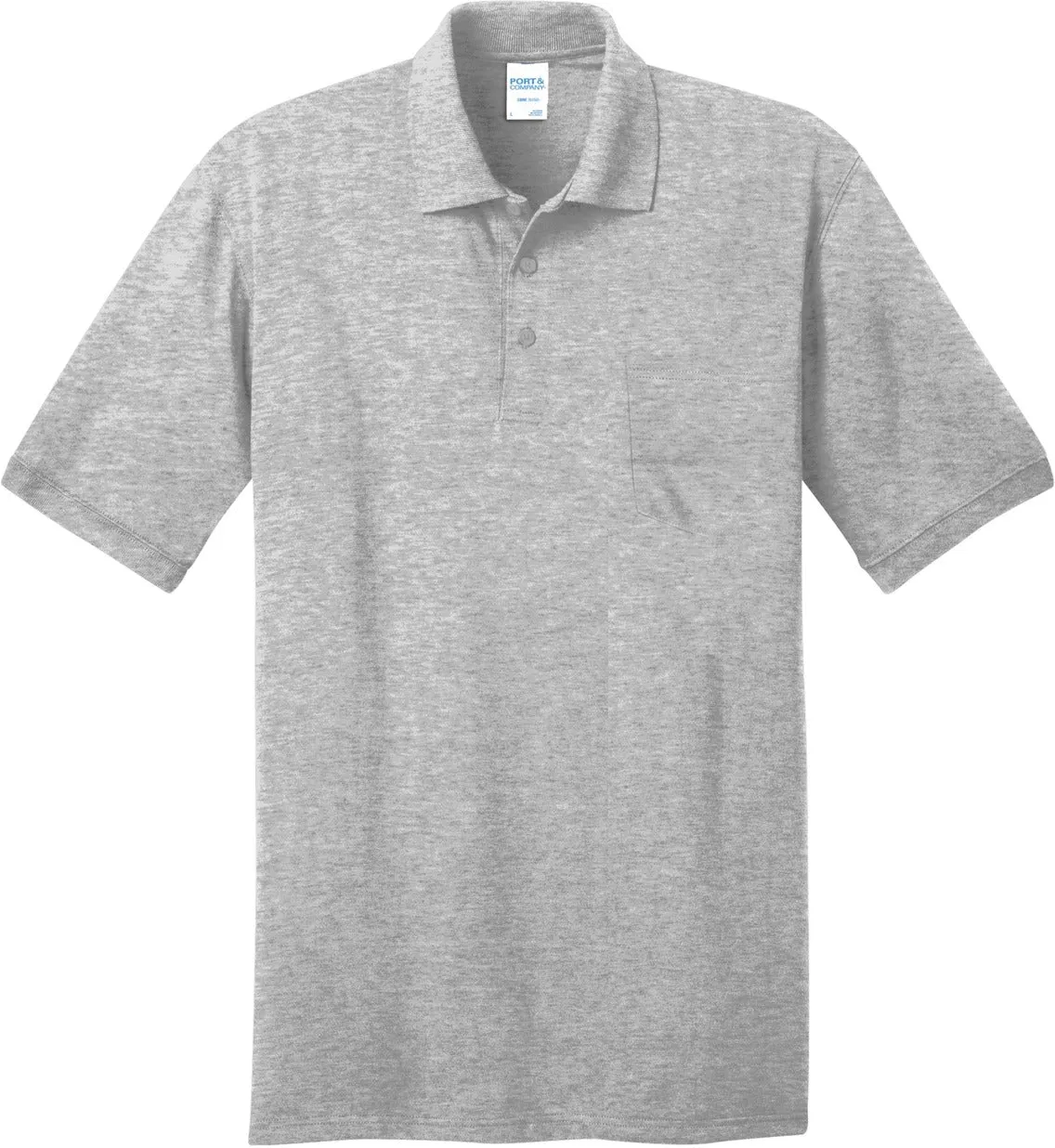 CLOSEOUT - Port & CompanyCore Blend Jersey Knit Pocket Polo