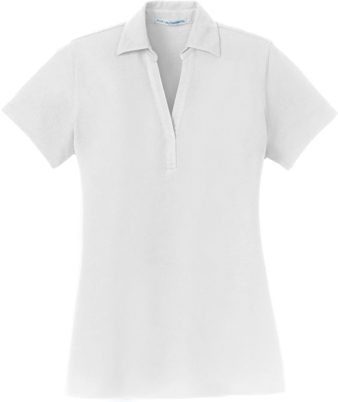 CLOSEOUT - Port Authority Ladies Silk Touch Y-Neck Polo