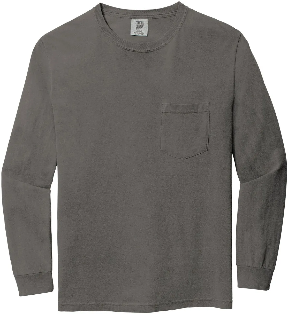 Comfort ColorsHeavyweight Ring Spun Long Sleeve Pocket Tee