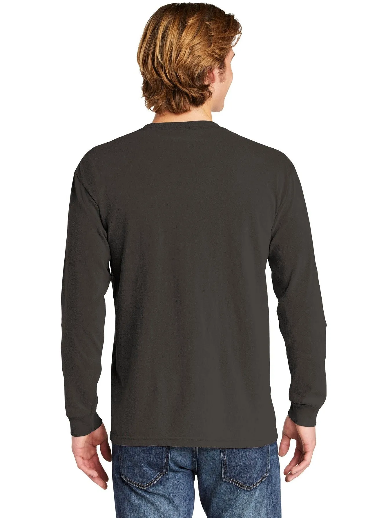 Comfort ColorsHeavyweight Ring Spun Long Sleeve Pocket Tee