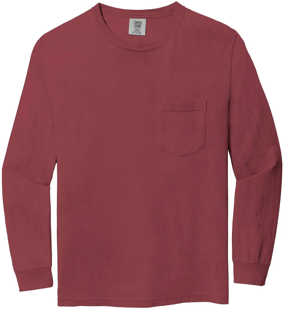 Comfort ColorsHeavyweight Ring Spun Long Sleeve Pocket Tee