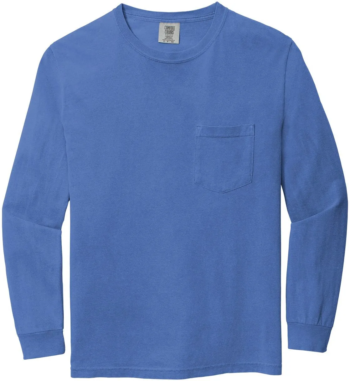 Comfort ColorsHeavyweight Ring Spun Long Sleeve Pocket Tee
