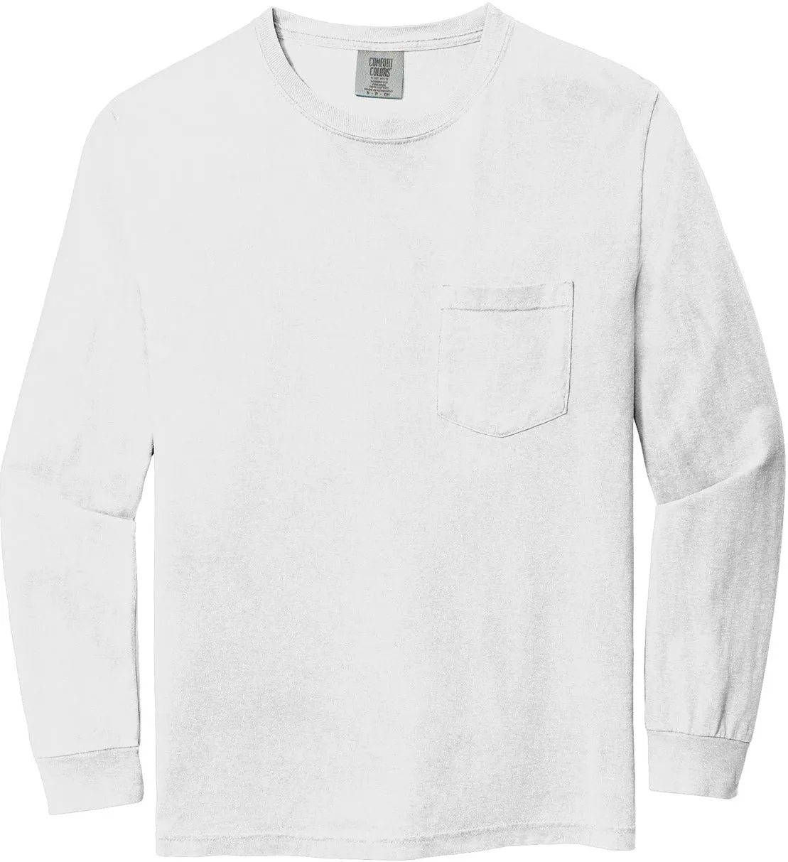 Comfort ColorsHeavyweight Ring Spun Long Sleeve Pocket Tee