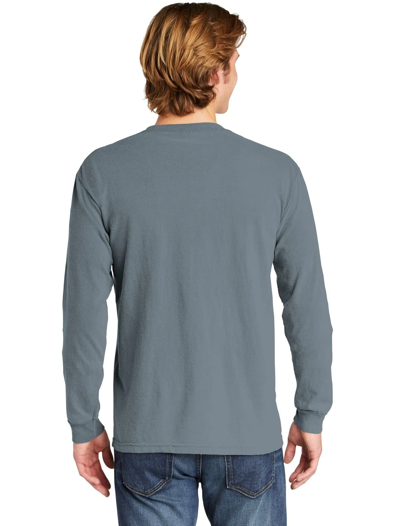 Comfort ColorsHeavyweight Ring Spun Long Sleeve Pocket Tee