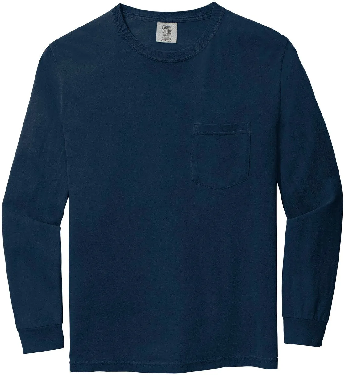 Comfort ColorsHeavyweight Ring Spun Long Sleeve Pocket Tee