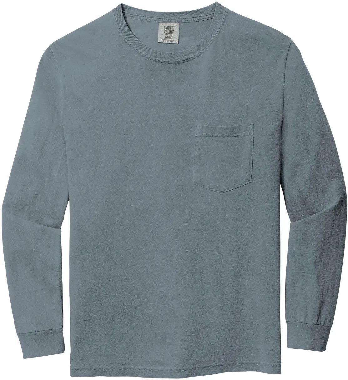 Comfort ColorsHeavyweight Ring Spun Long Sleeve Pocket Tee