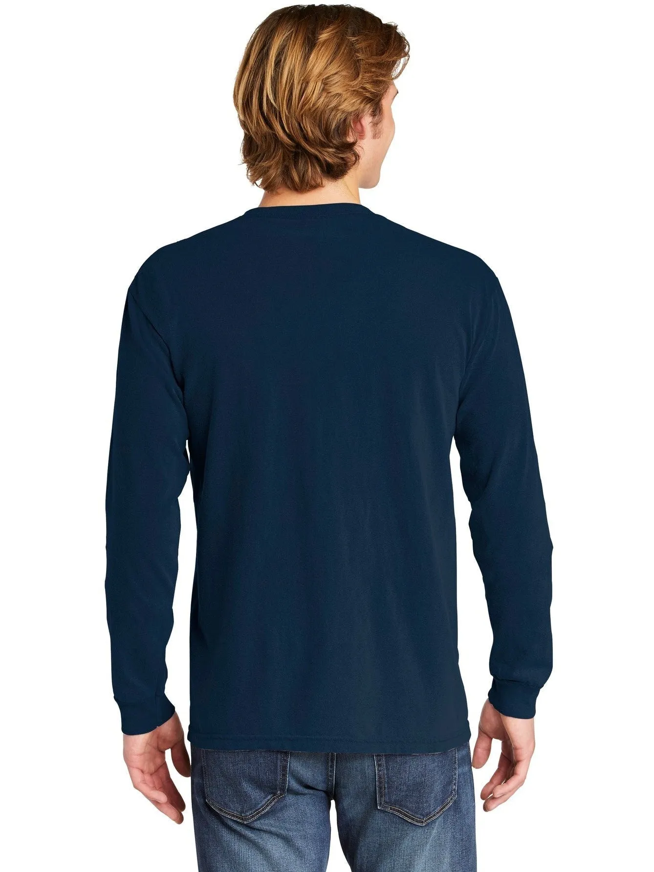 Comfort ColorsHeavyweight Ring Spun Long Sleeve Pocket Tee