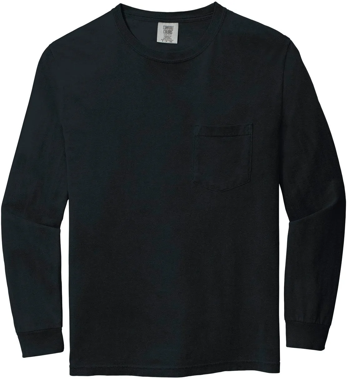 Comfort ColorsHeavyweight Ring Spun Long Sleeve Pocket Tee