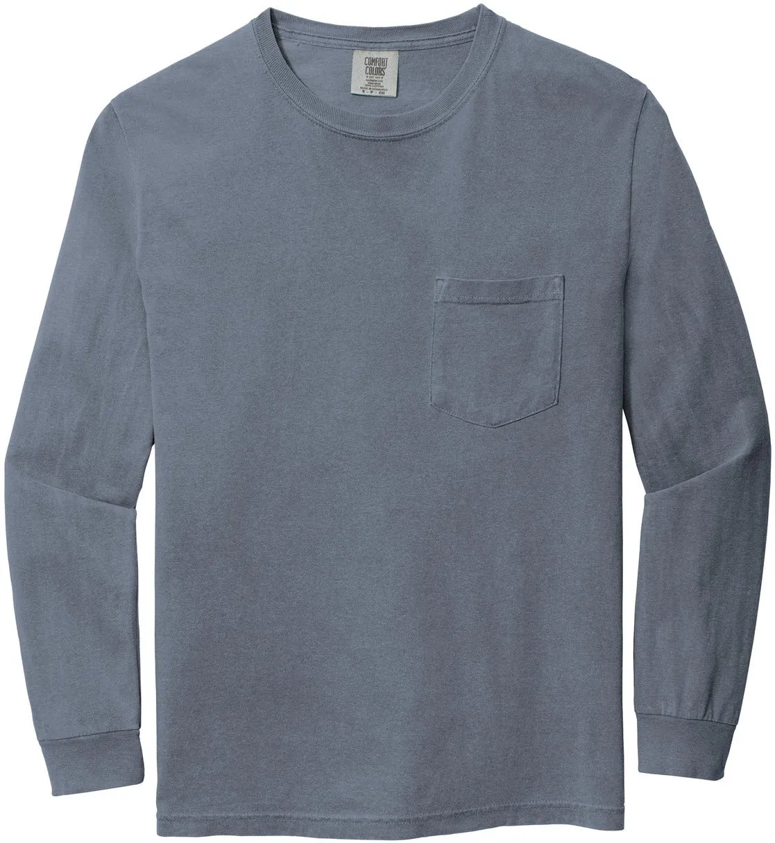 Comfort ColorsHeavyweight Ring Spun Long Sleeve Pocket Tee