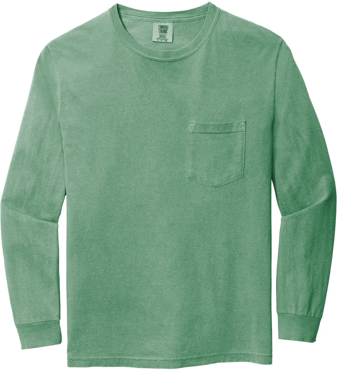 Comfort ColorsHeavyweight Ring Spun Long Sleeve Pocket Tee