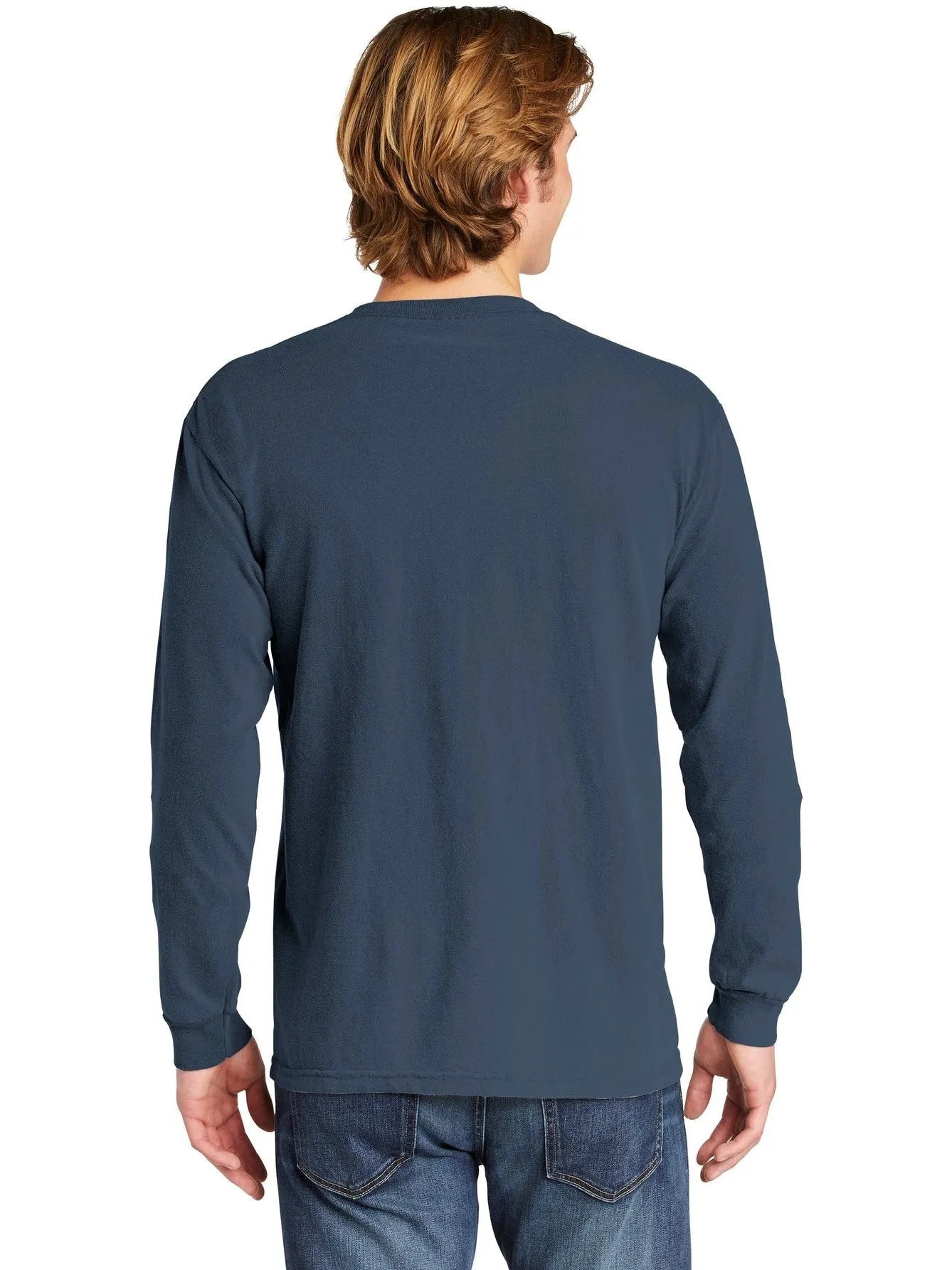 Comfort ColorsHeavyweight Ring Spun Long Sleeve Pocket Tee