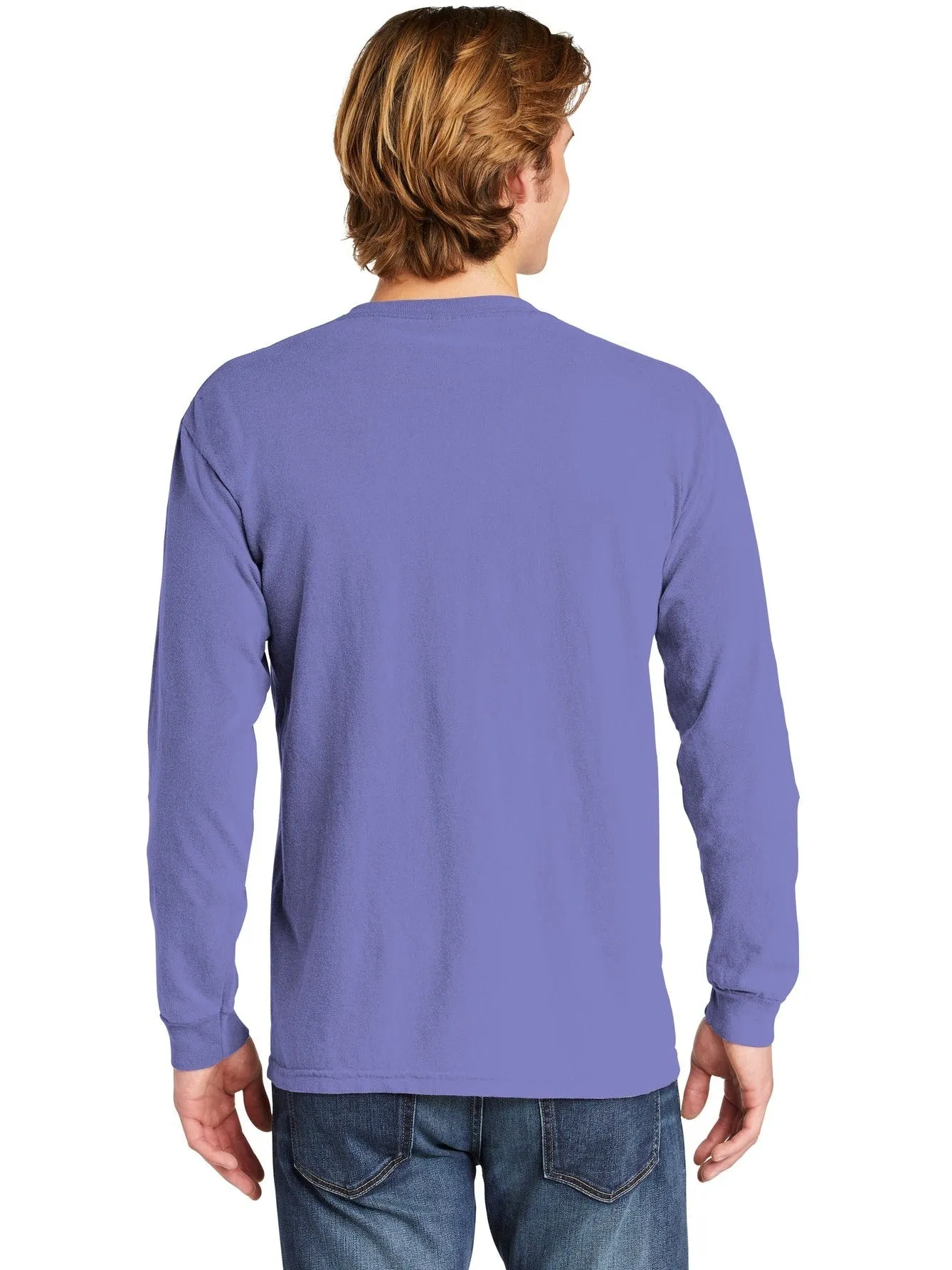 Comfort ColorsHeavyweight Ring Spun Long Sleeve Pocket Tee