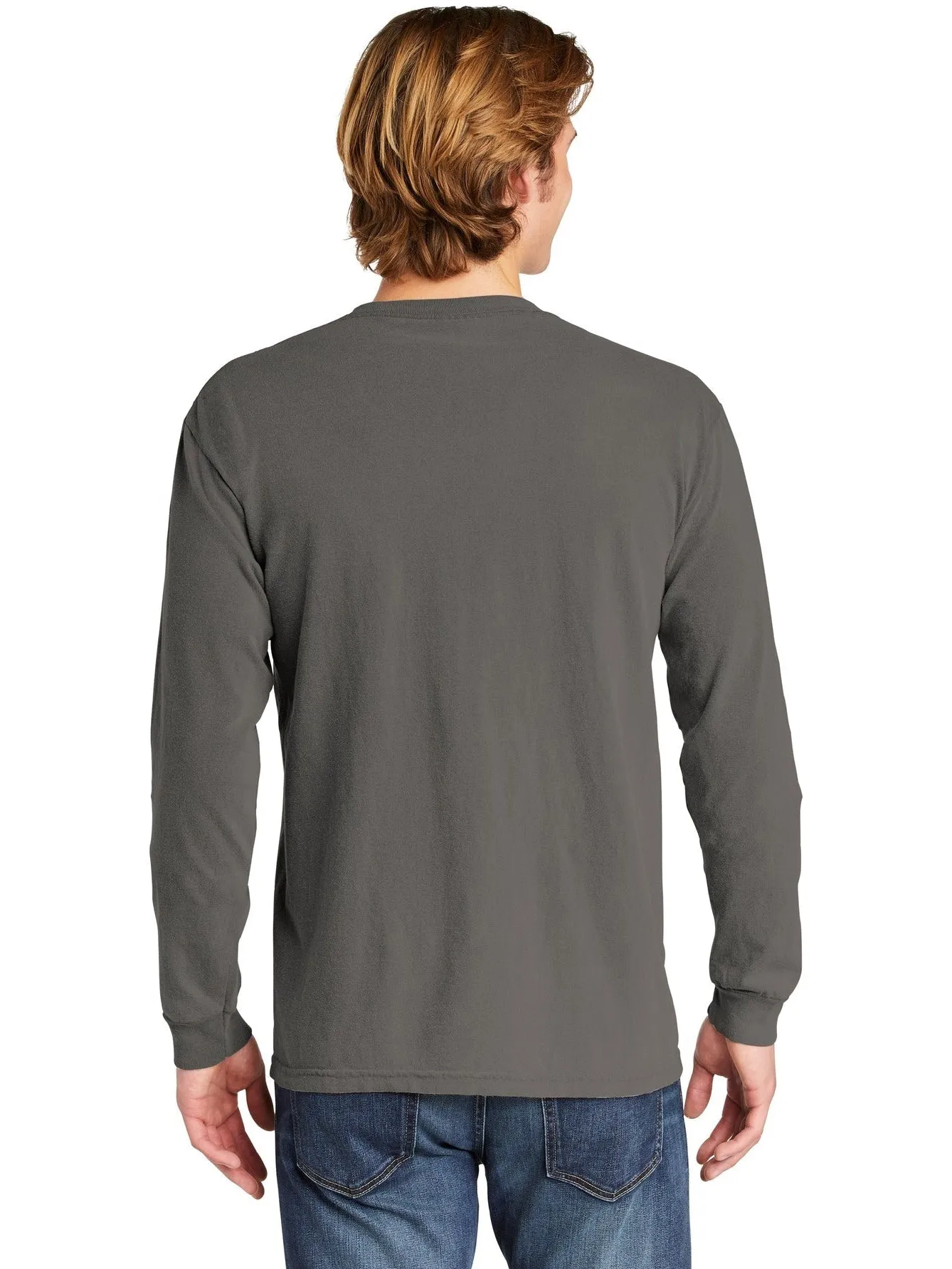 Comfort ColorsHeavyweight Ring Spun Long Sleeve Pocket Tee