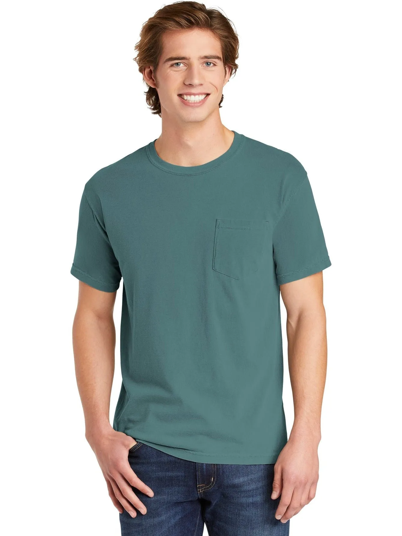 Comfort ColorsHeavyweight Ring Spun Pocket Tee