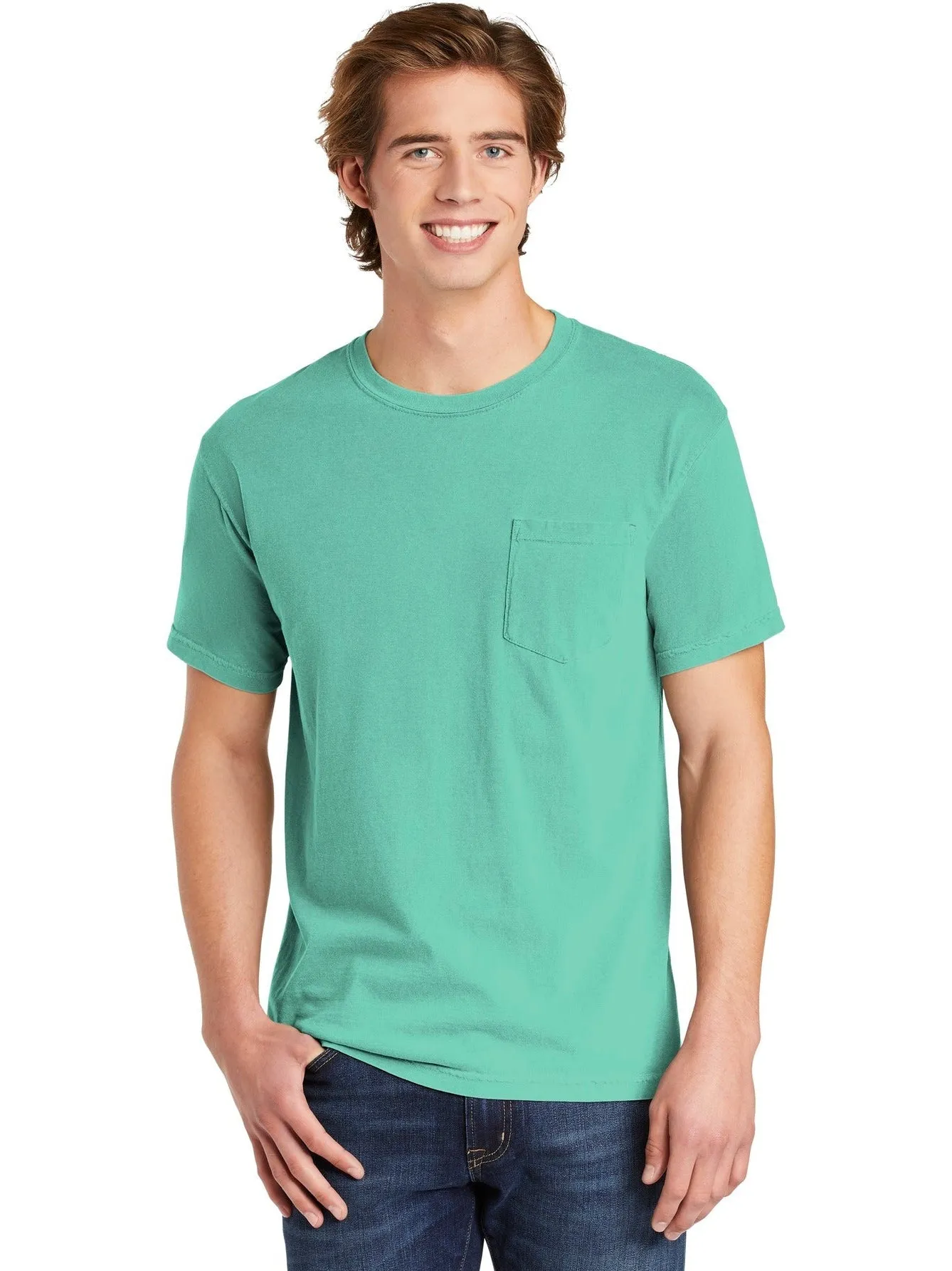 Comfort ColorsHeavyweight Ring Spun Pocket Tee