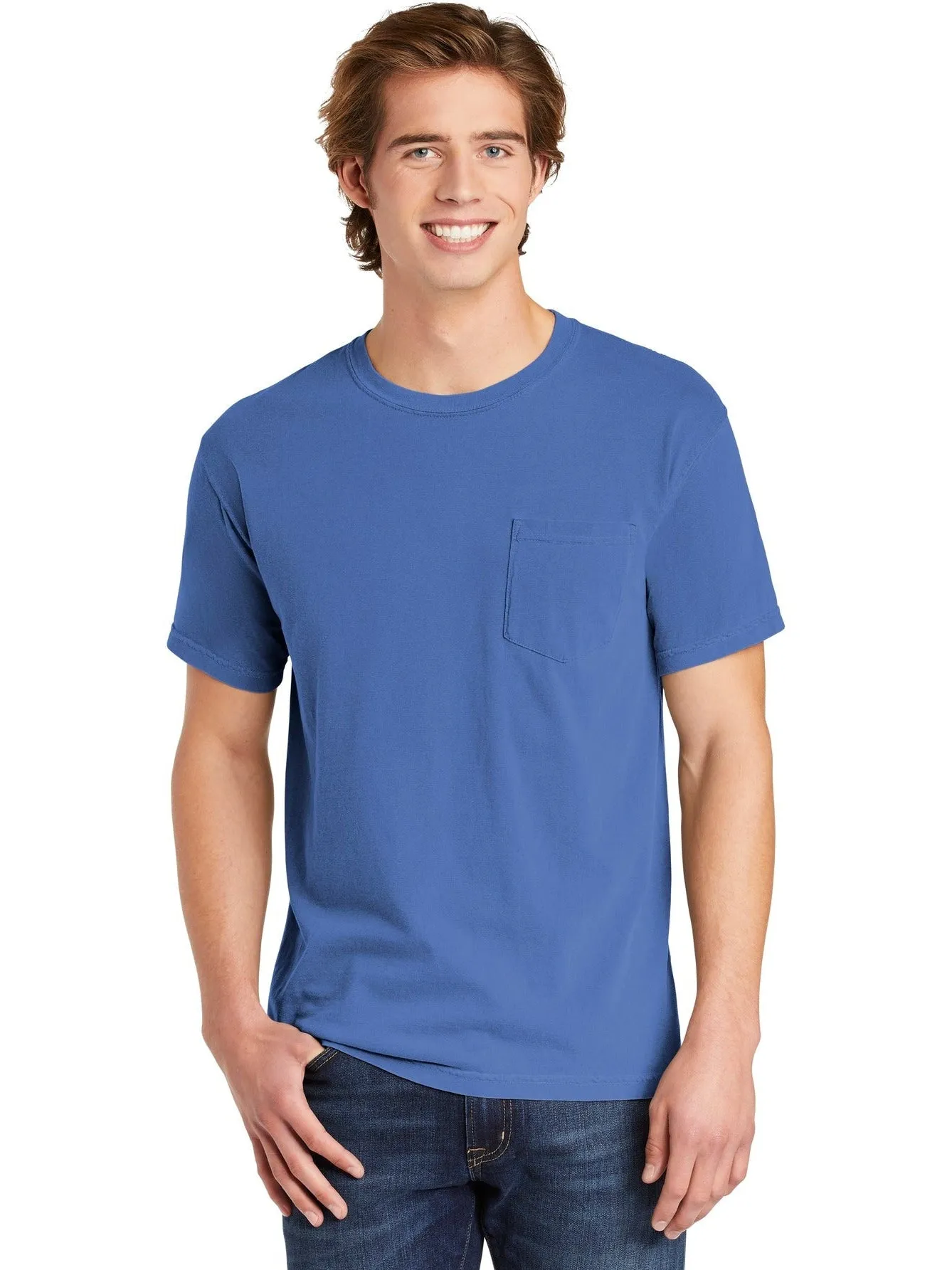 Comfort ColorsHeavyweight Ring Spun Pocket Tee