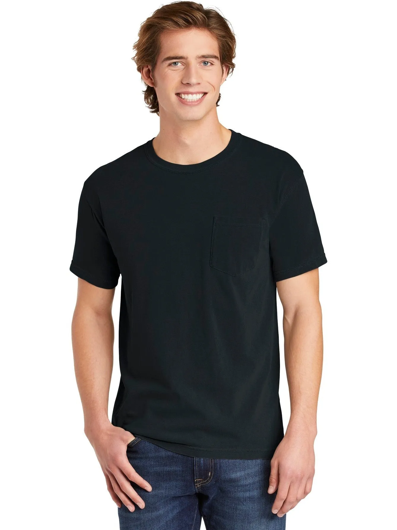 Comfort ColorsHeavyweight Ring Spun Pocket Tee