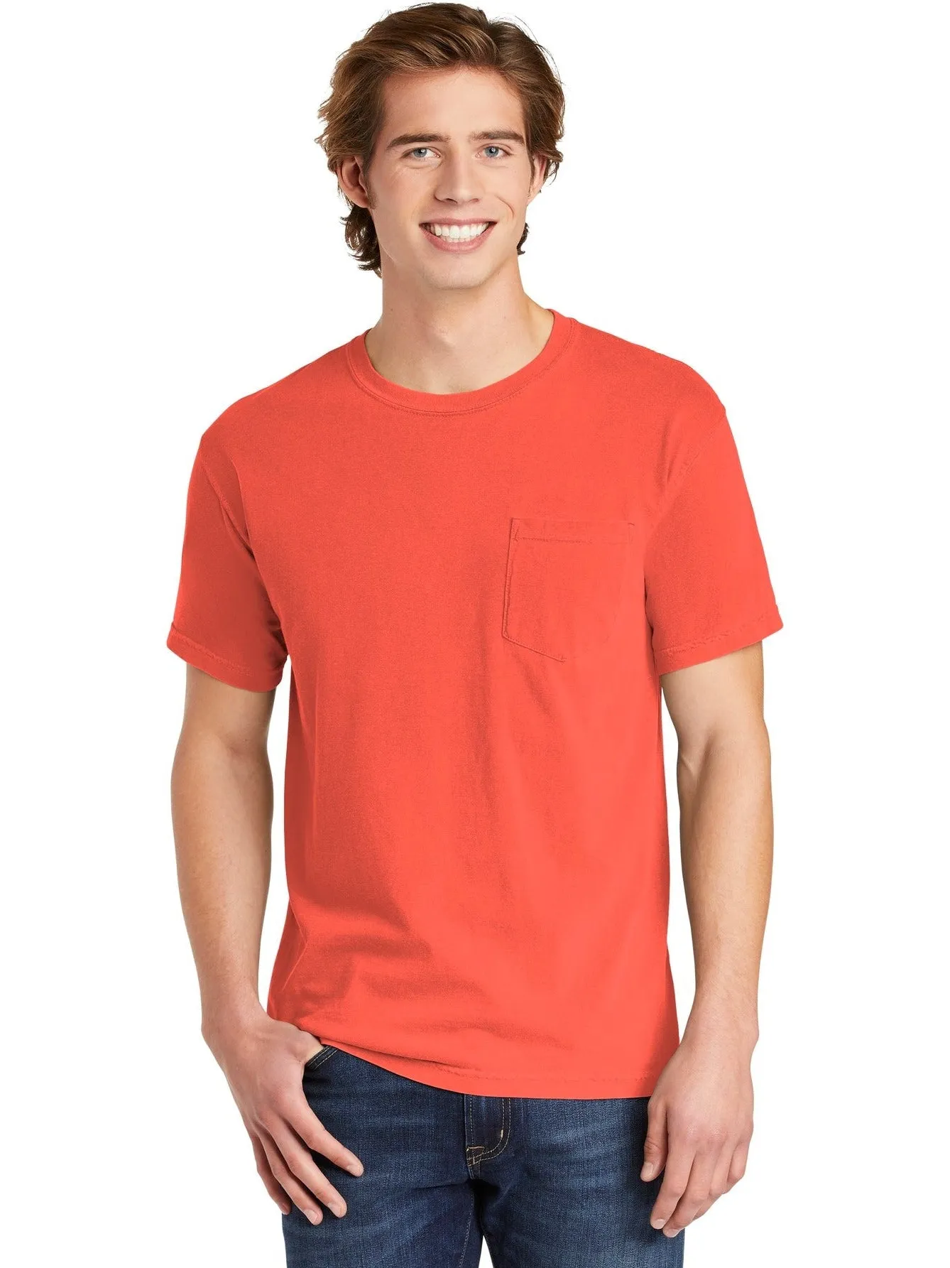 Comfort ColorsHeavyweight Ring Spun Pocket Tee