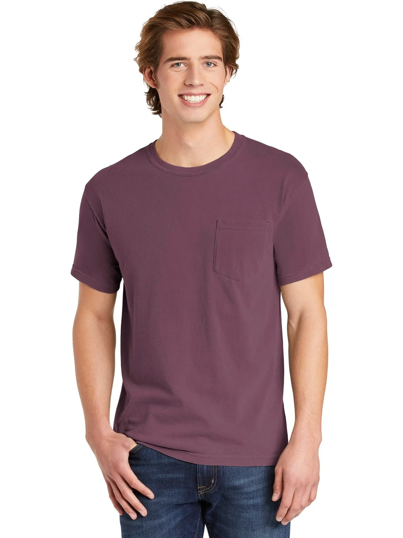 Comfort ColorsHeavyweight Ring Spun Pocket Tee