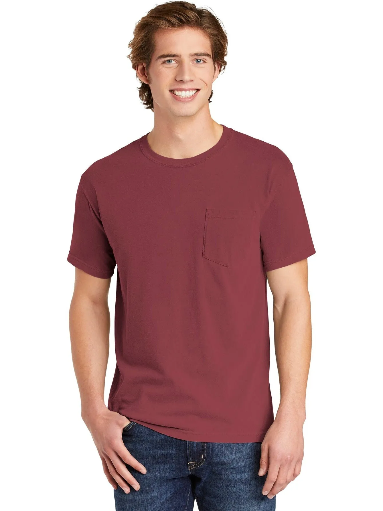 Comfort ColorsHeavyweight Ring Spun Pocket Tee