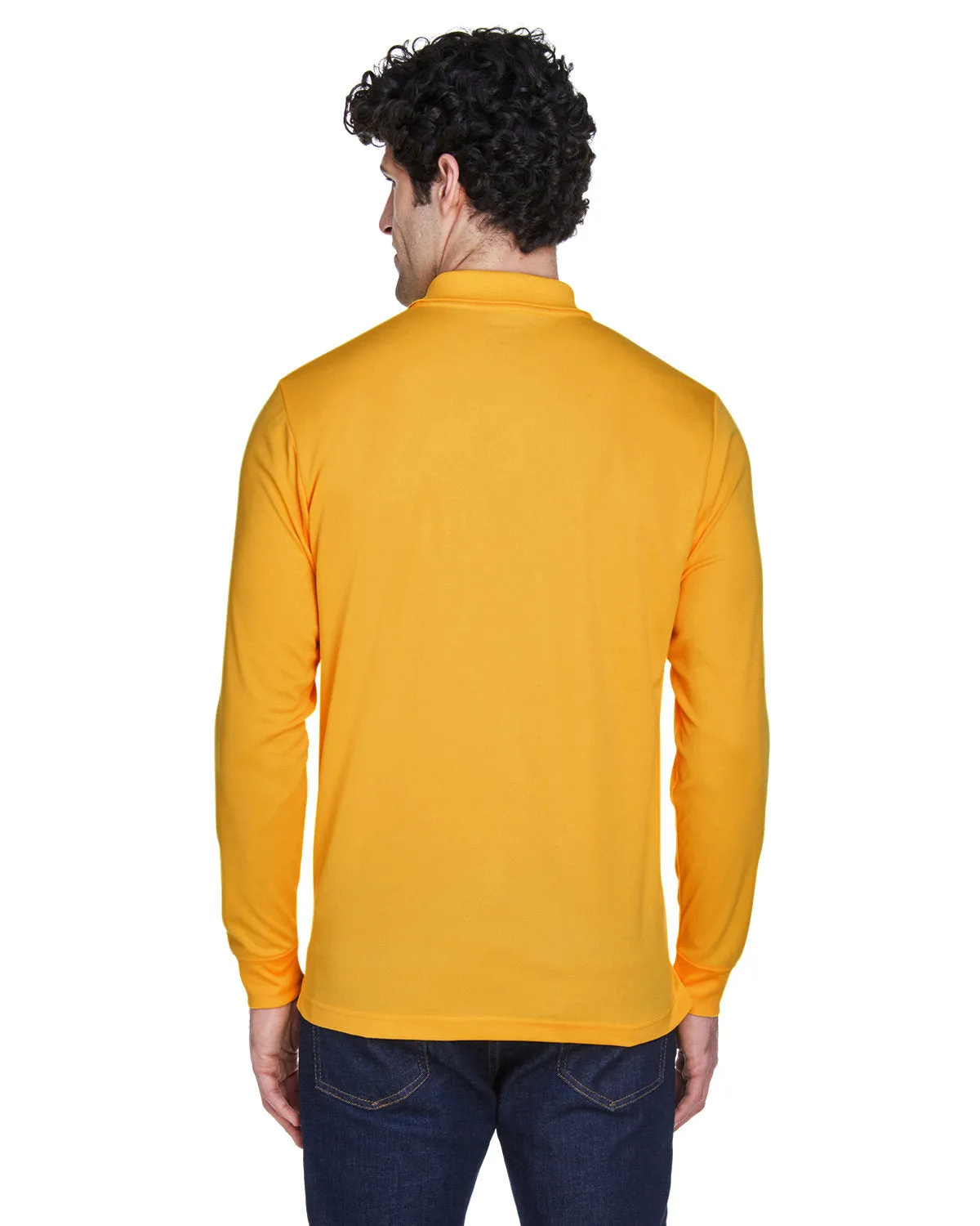 Core 365 Pinnacle Performance Long-Sleeve Pique Polo