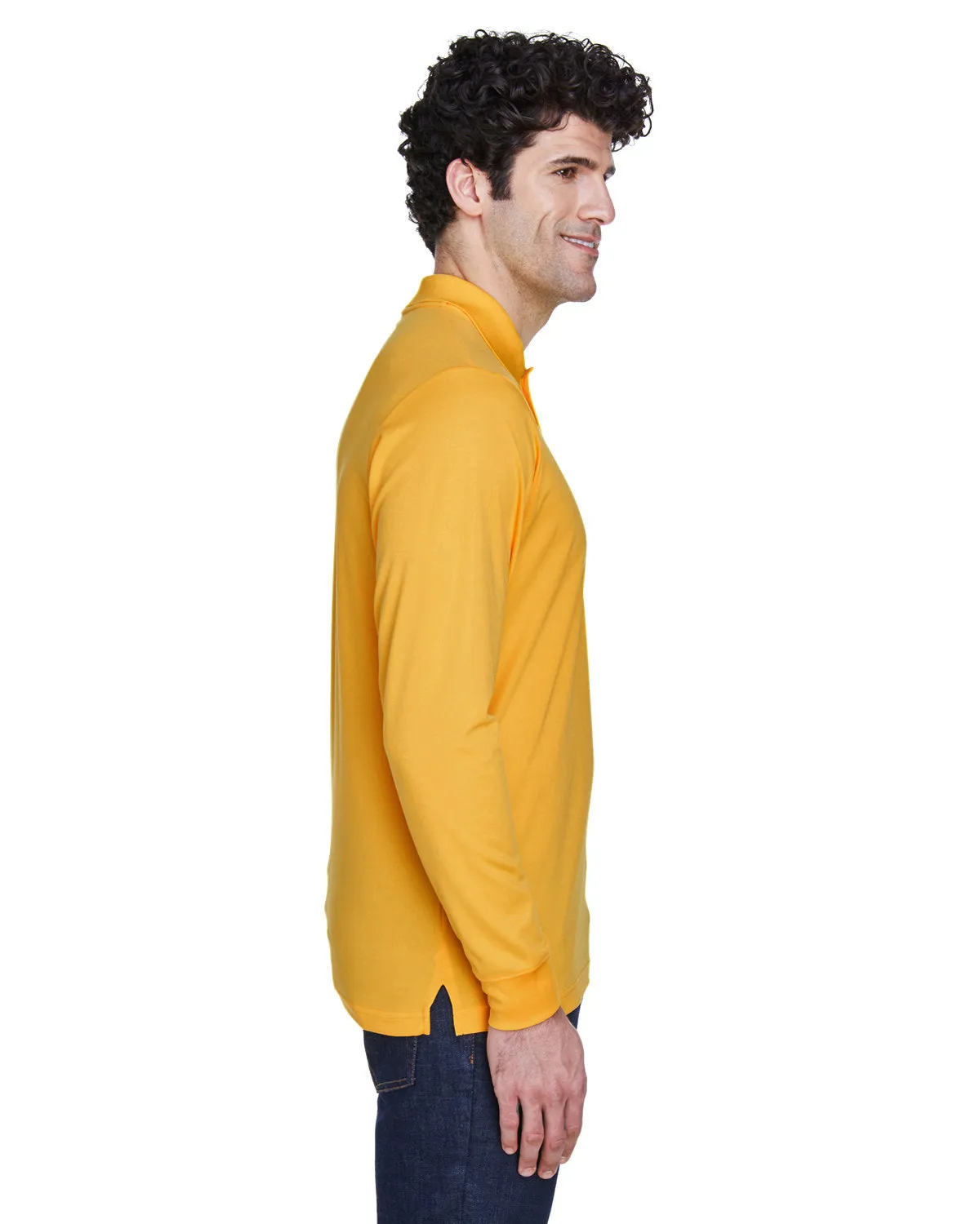 Core 365 Pinnacle Performance Long-Sleeve Pique Polo