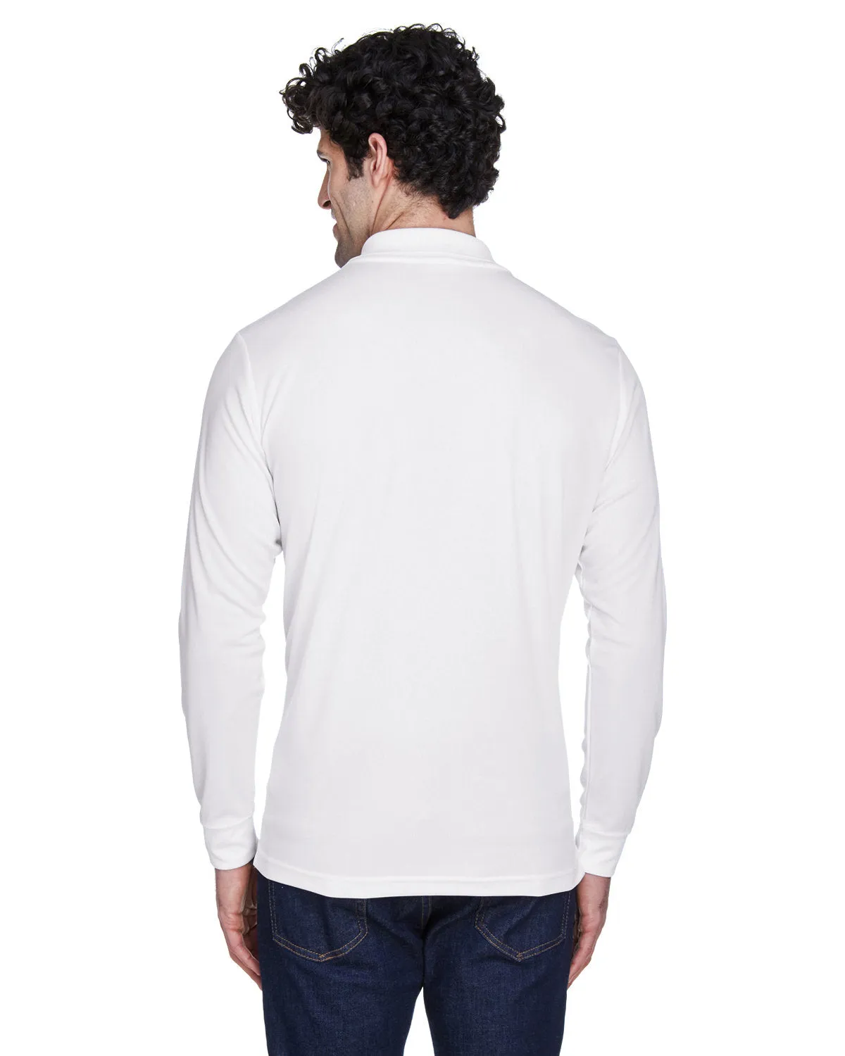 Core 365 Pinnacle Performance Long-Sleeve Pique Polo