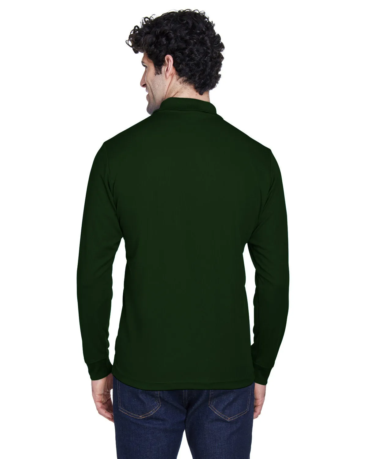Core 365 Pinnacle Performance Long-Sleeve Pique Polo