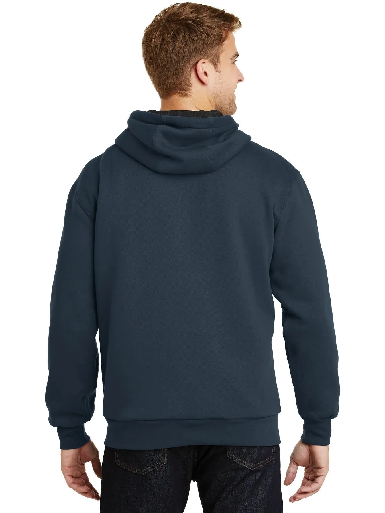 CornerStone Full-Zip Hooded Sweatshirt with Thermal Lining