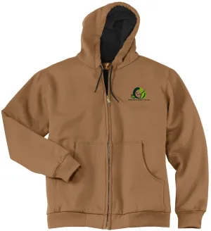 CornerStone Full-Zip Hooded Sweatshirt with Thermal Lining