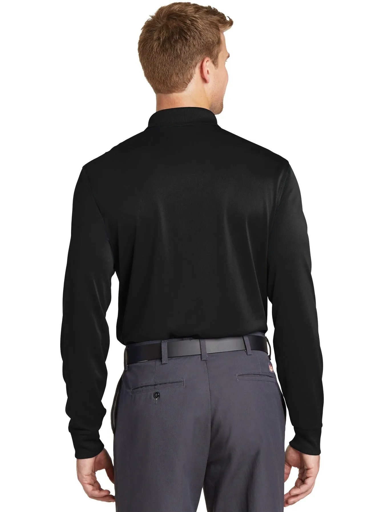 CornerStoneSelect Snag-Proof Long Sleeve Polo