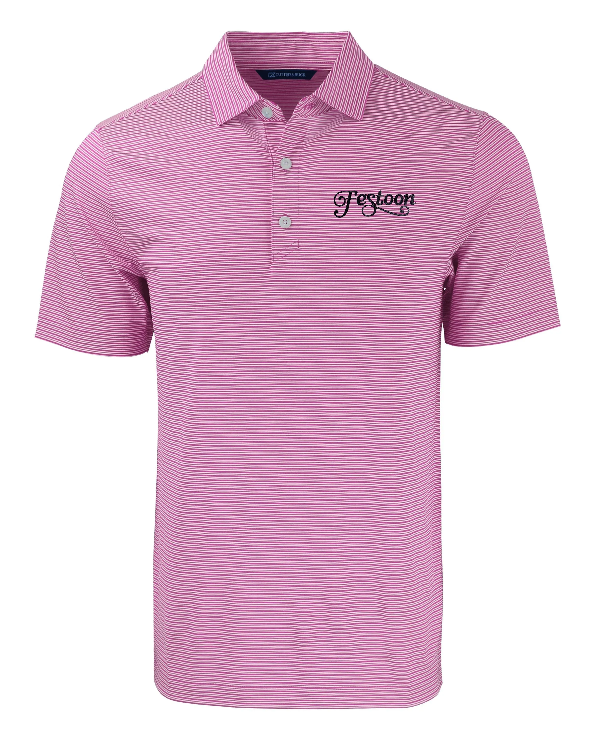 Cutter & Buck Forge Eco Double Stripe Stretch Recycled Polo