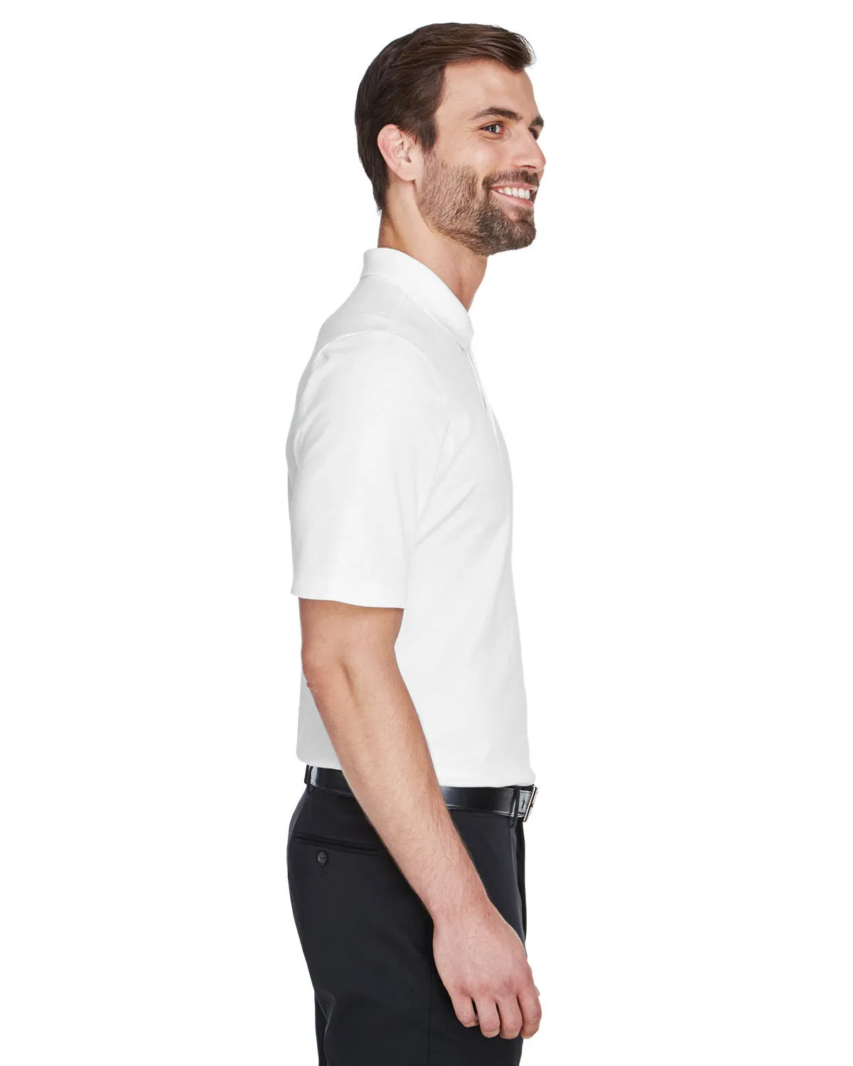 Devon & Jones CrownLux Performance Plaited Polo