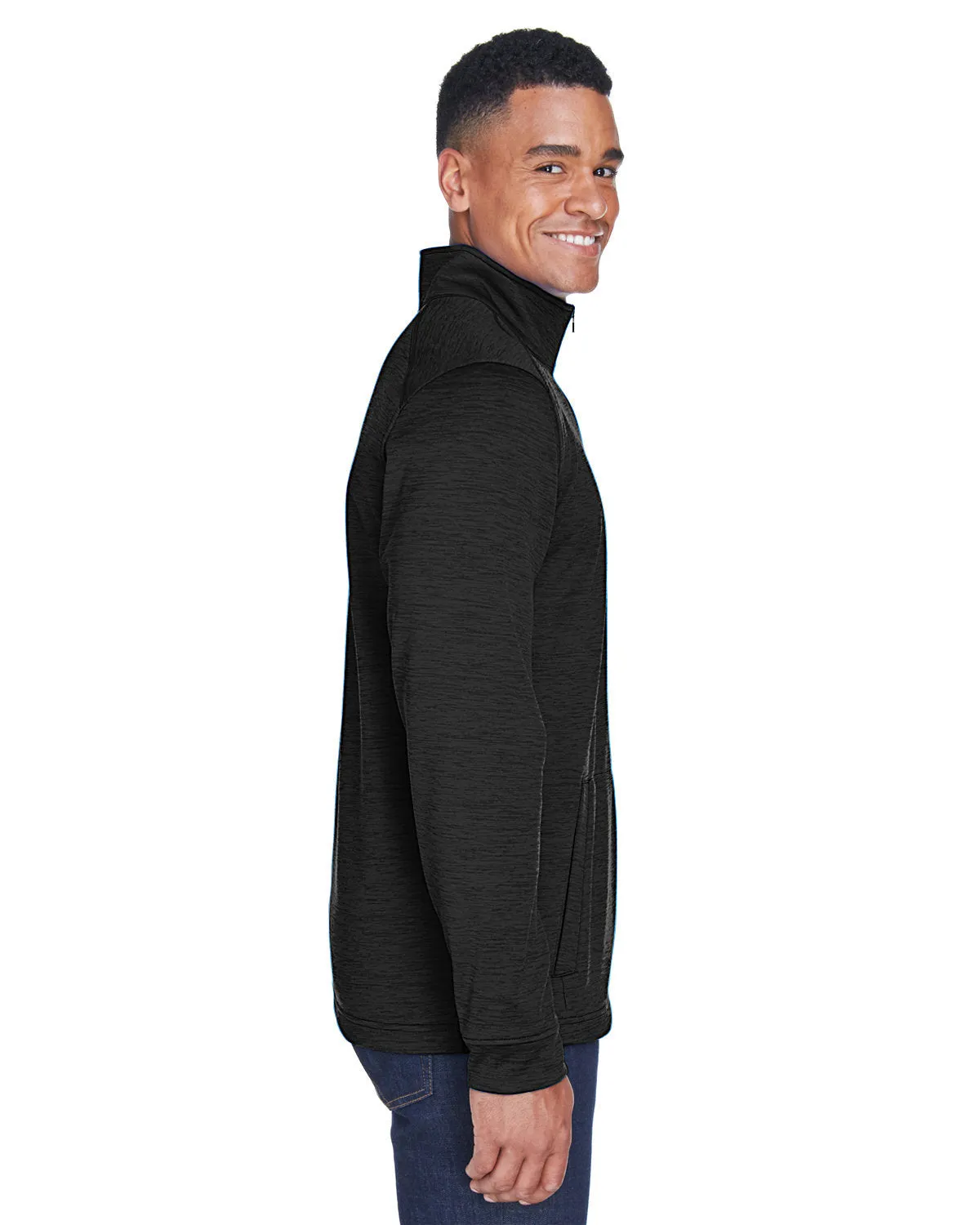 Devon & Jones Newbury Mlange Fleece Quarter-Zip