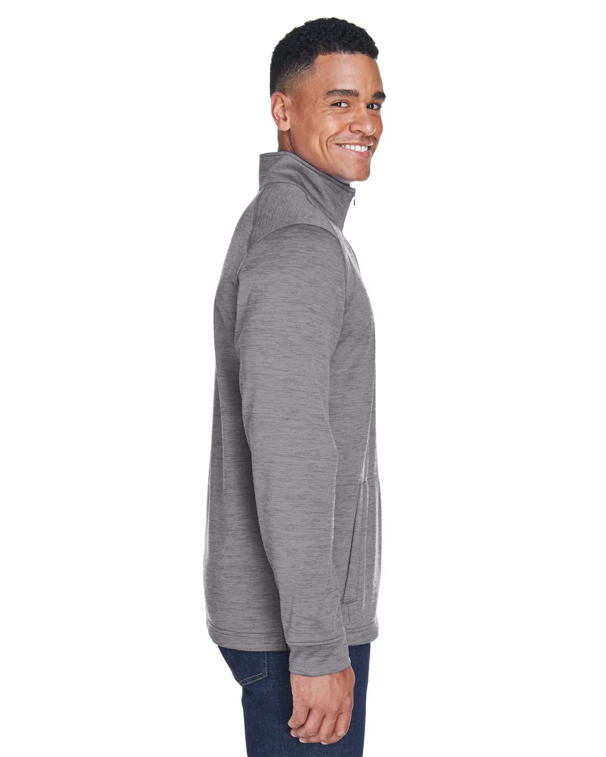 Devon & Jones Newbury Mlange Fleece Quarter-Zip