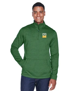 Devon & Jones Newbury Mlange Fleece Quarter-Zip