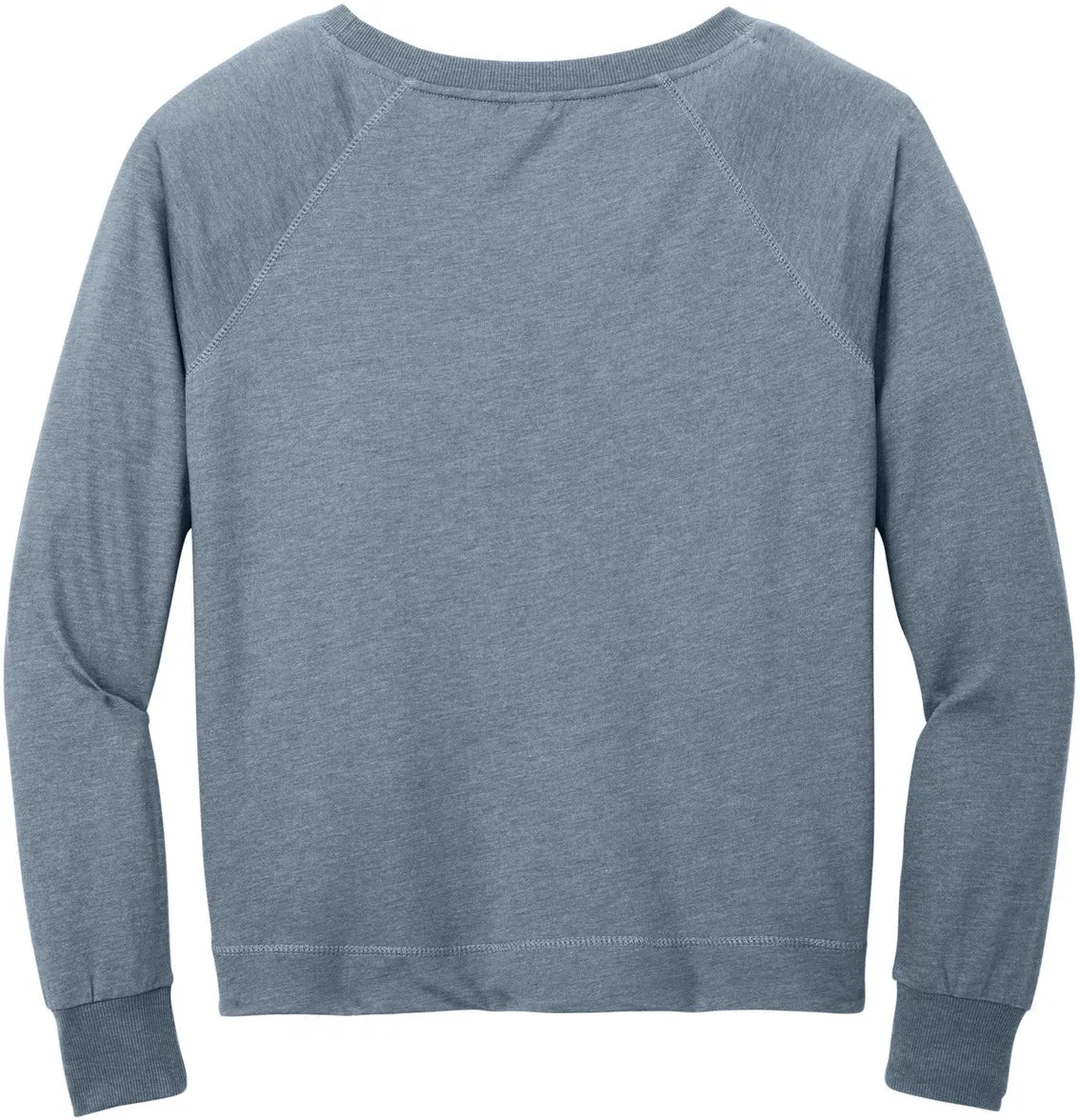District Ladies Featherweight French Terry Long Sleeve Crewneck