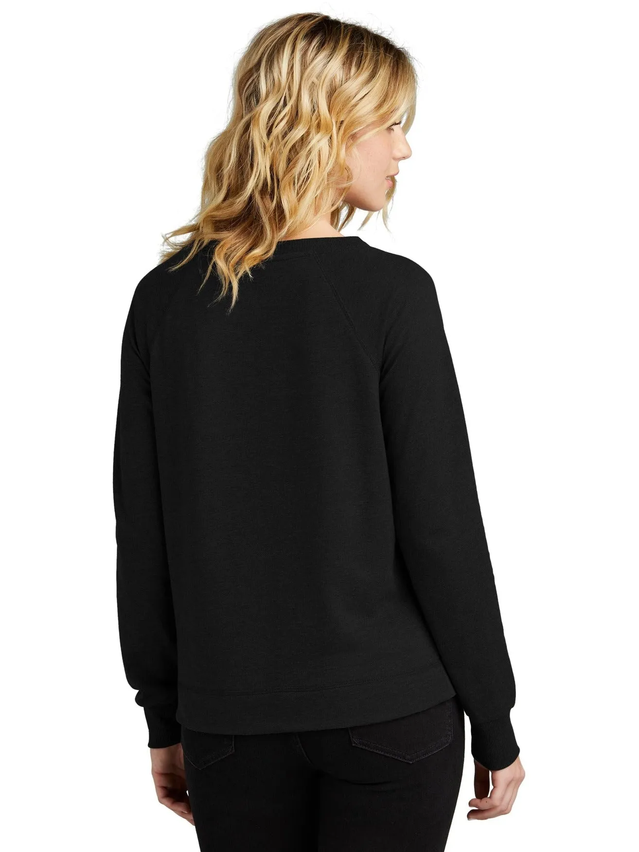 District Ladies Featherweight French Terry Long Sleeve Crewneck