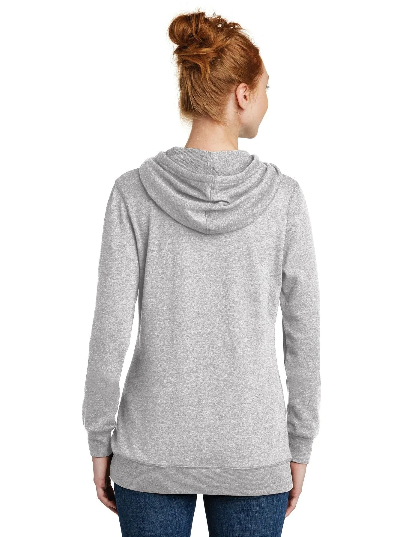 District Ladies Lightweight Fleece Hoodie