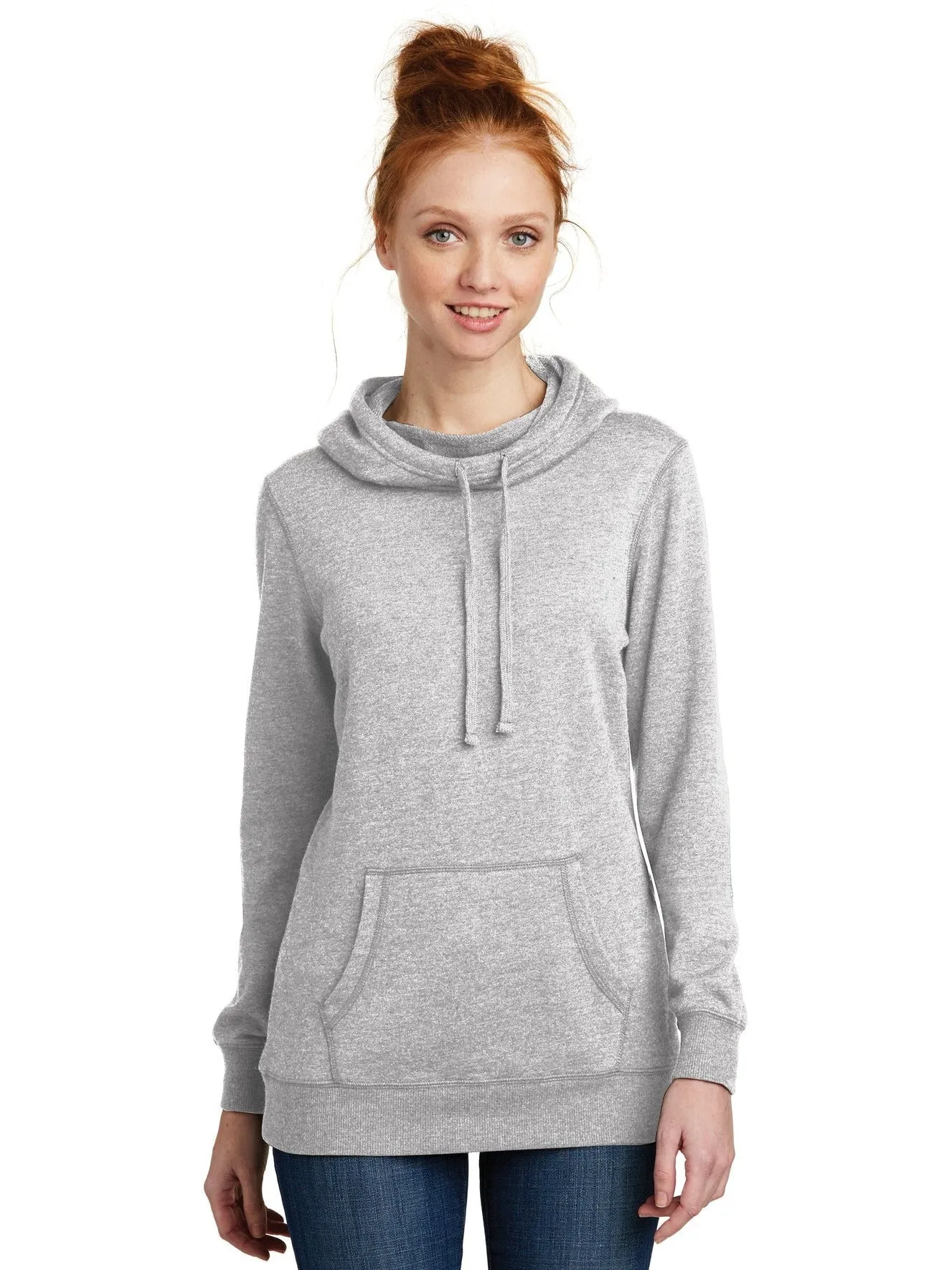 District Ladies Lightweight Fleece Hoodie