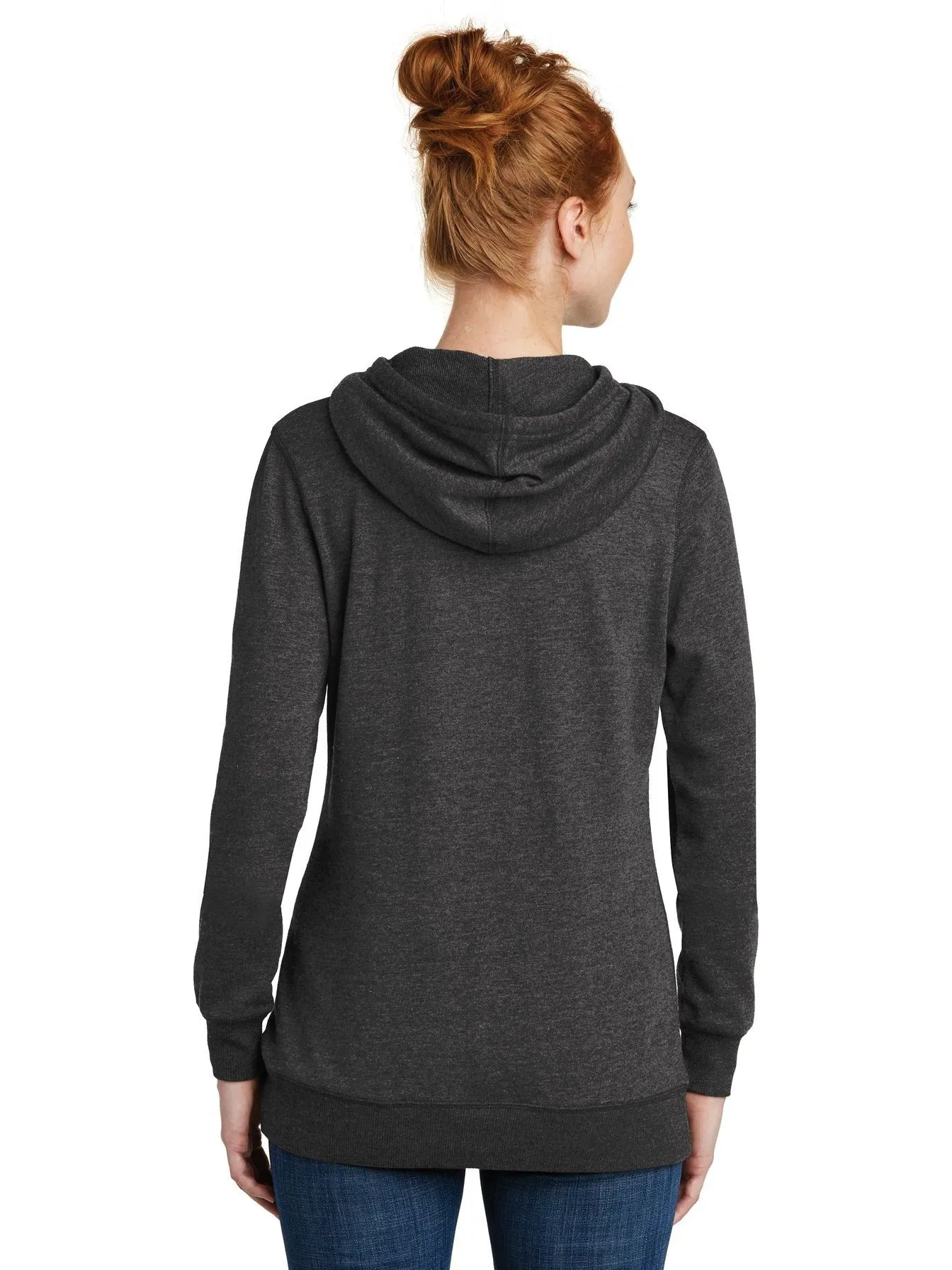 District Ladies Lightweight Fleece Hoodie
