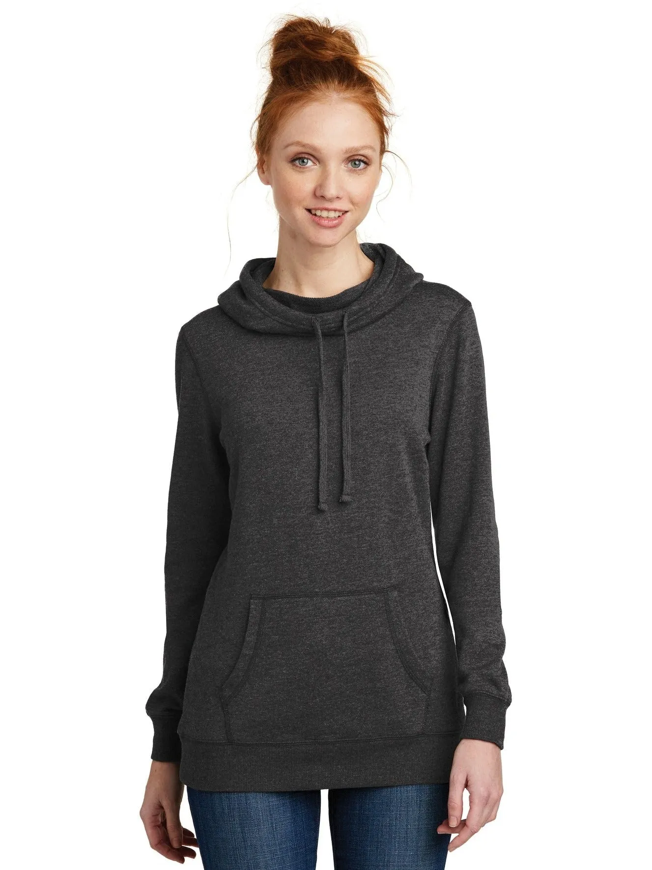 District Ladies Lightweight Fleece Hoodie