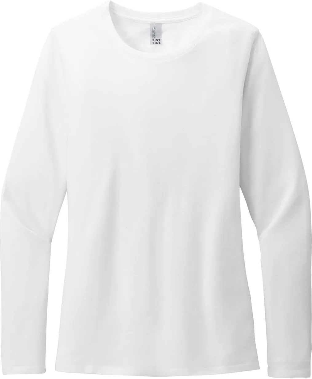 District Ladies Perfect Blend CVC Long Sleeve Tee