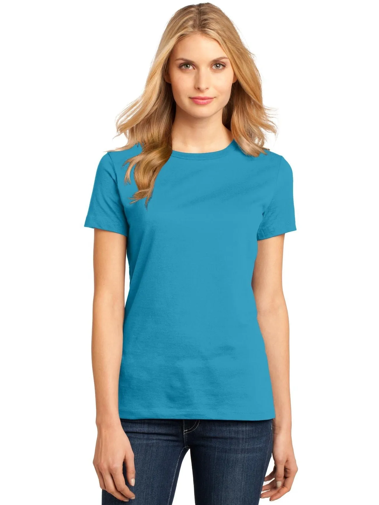 District Ladies Perfect Weight Crew Tee