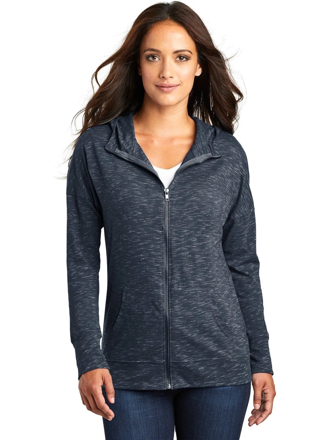 DistrictLadies Medal Full-Zip Hoodie