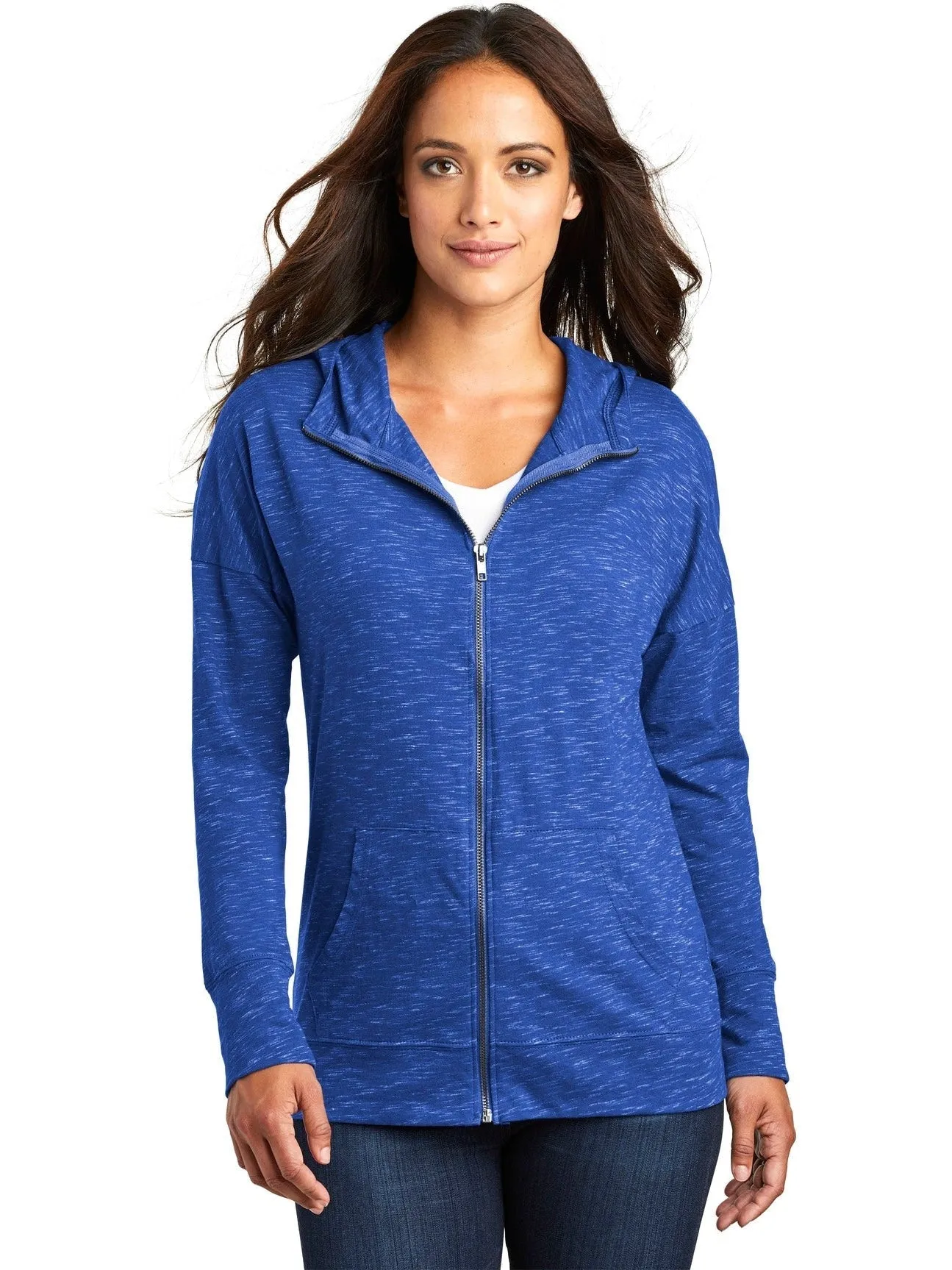 DistrictLadies Medal Full-Zip Hoodie