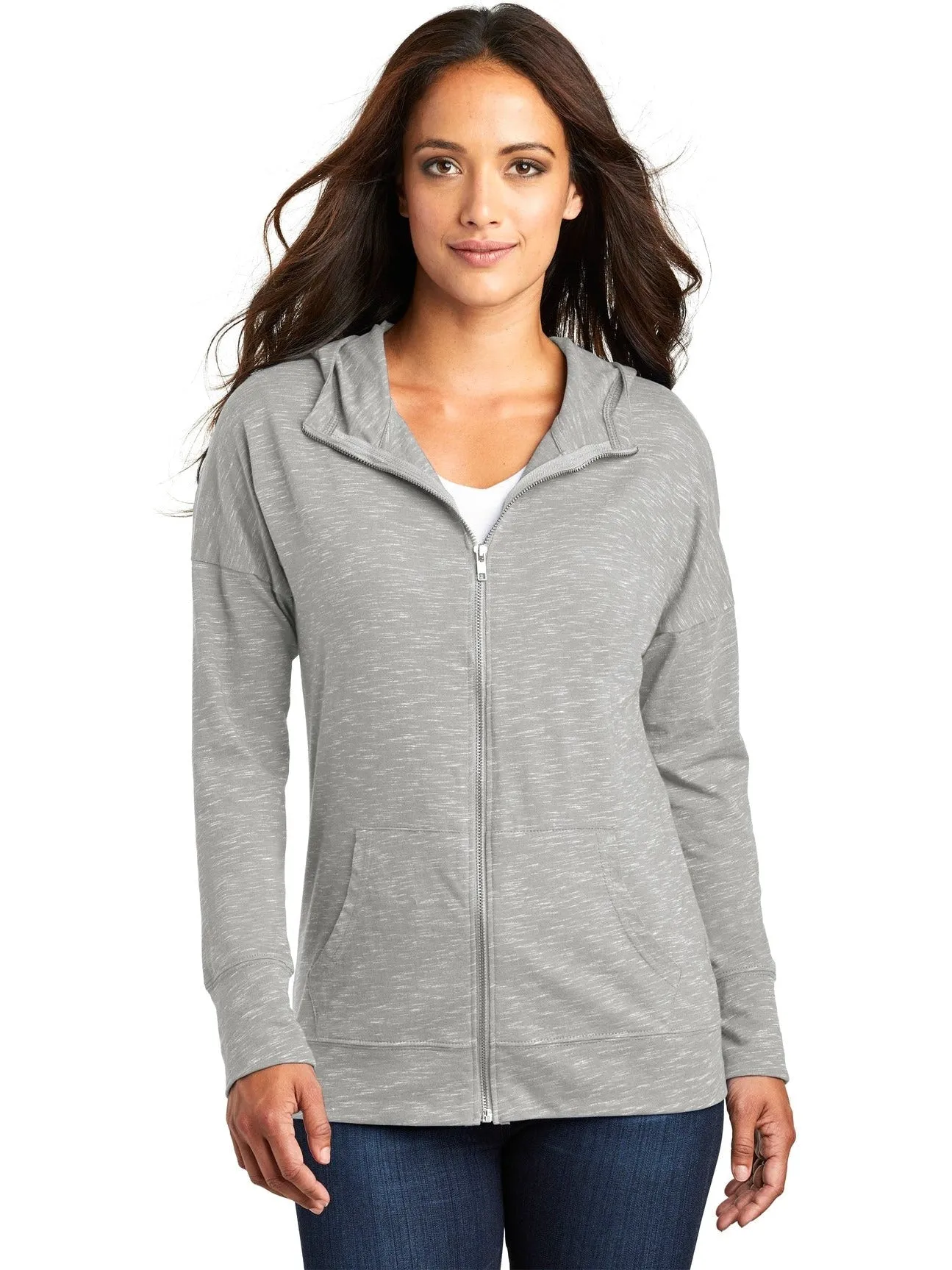 DistrictLadies Medal Full-Zip Hoodie