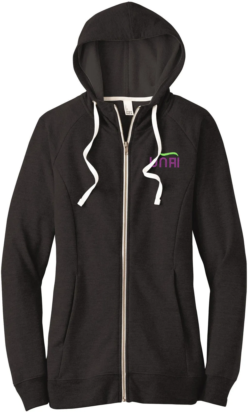 DistrictLadies Perfect TriFrench Terry Full-Zip Hoodie