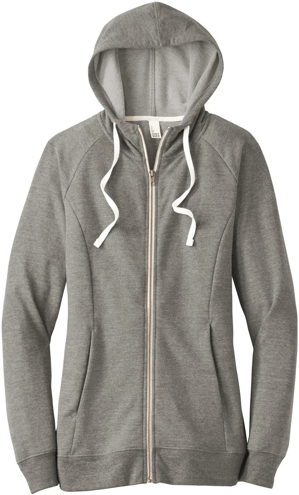 DistrictLadies Perfect TriFrench Terry Full-Zip Hoodie